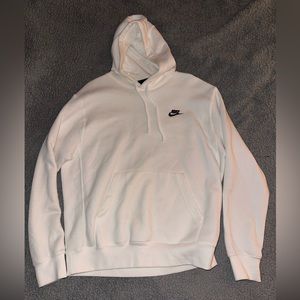 White Nike Hoodie Mens Medium size